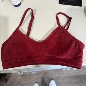 Bombshell sportswear sports bra, red size S